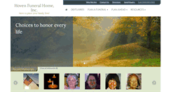 Desktop Screenshot of hovenfunerals.com